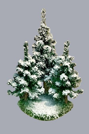 Композиция "Русский лес 3" (снег)